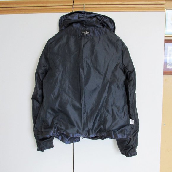 Bellissima Light Jacket Ruched Dark Blue Wet Look - Picture 11 of 11